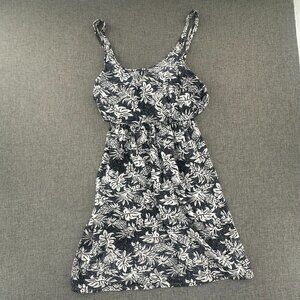 North Shore Sun Dress One Size Pineapples Scoop Neck‎ Adjustable Straps Rayon